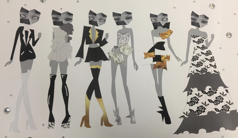 A series of student designs based on 
