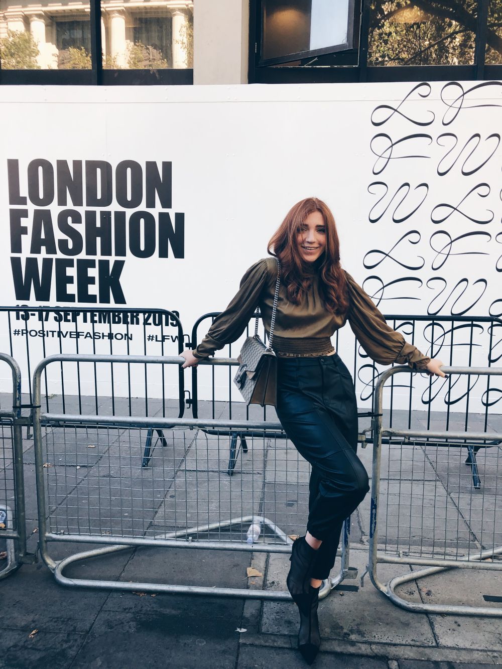 Valerie Worner at London Fashion Week
