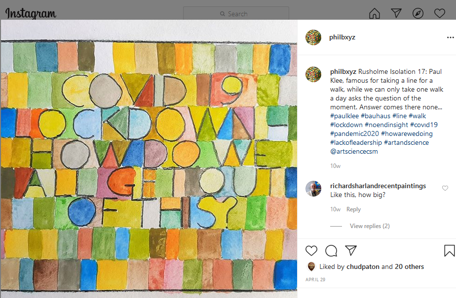Instagram screenshot Klee