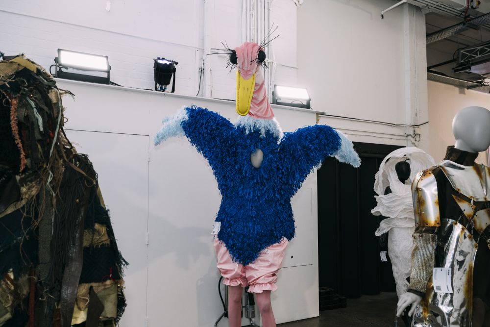 Giant ostrich costume