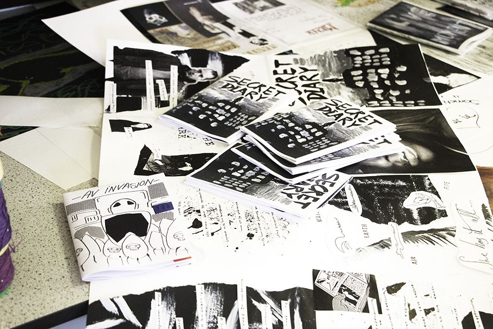 Art and Design Residential Summer School for 13 to 16 Year Olds student zines