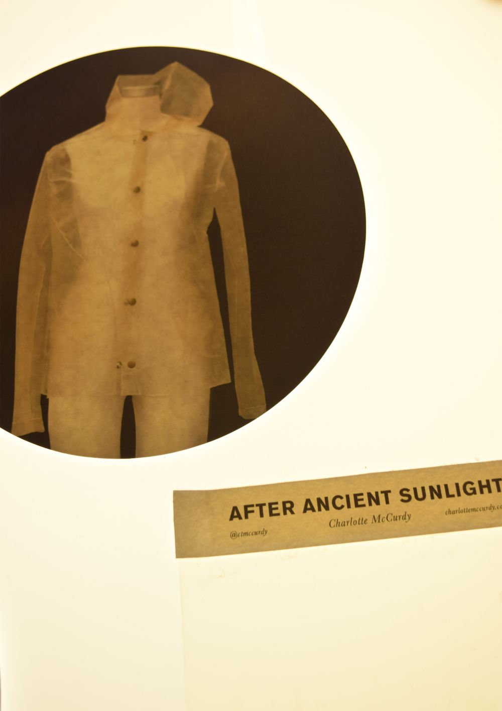 Picture of the algae jacket After Ancient Sunlight
