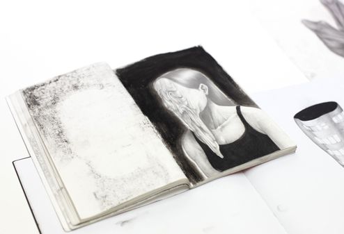 Image of UAL student Diamond Nuchjalearn's sketchbook
