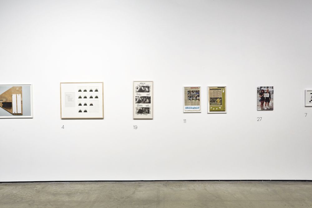 series of works from lubiana humid, newspaper with acrylic drawings and highlights