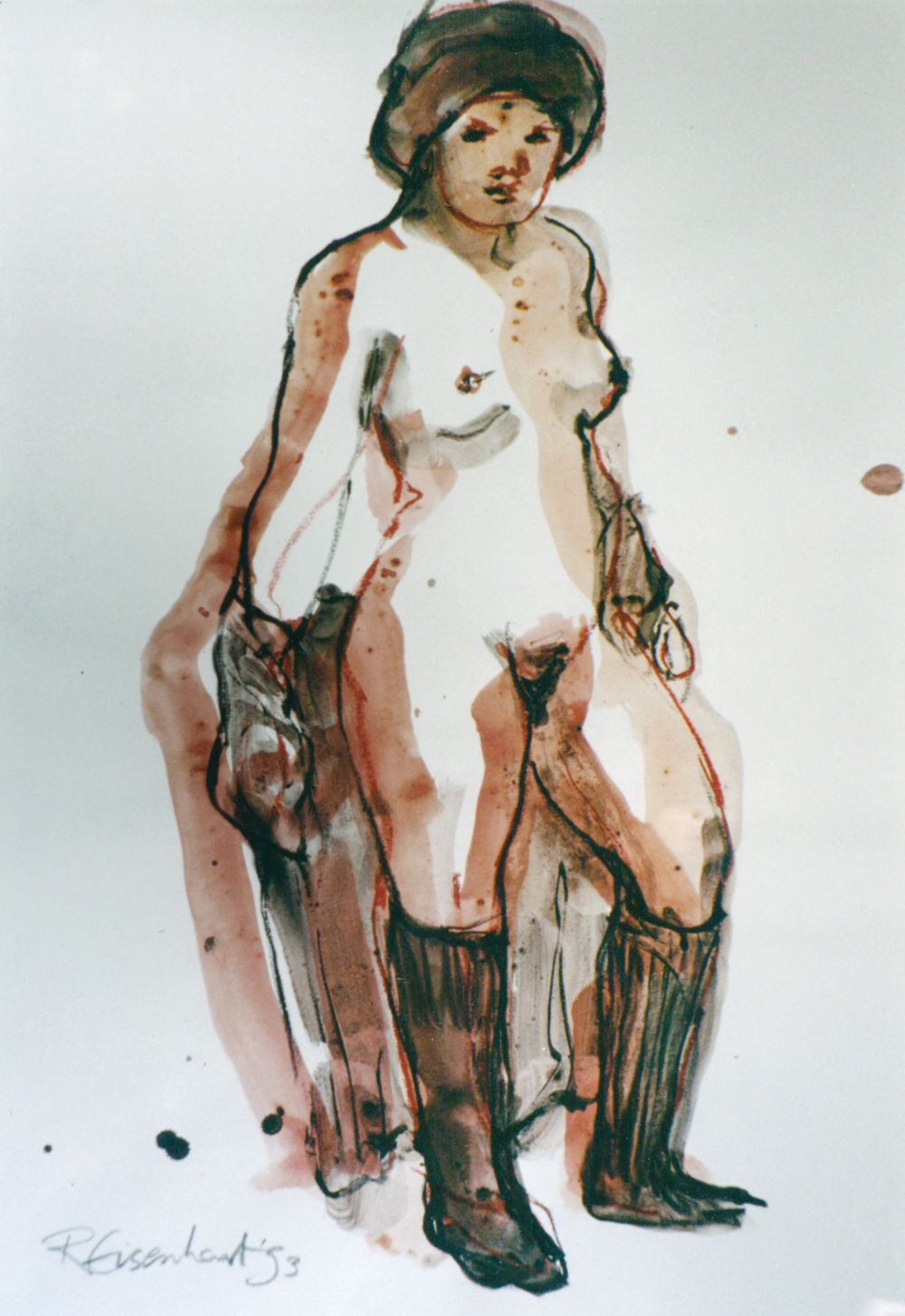 Life Drawing by Ruth Eisenhart