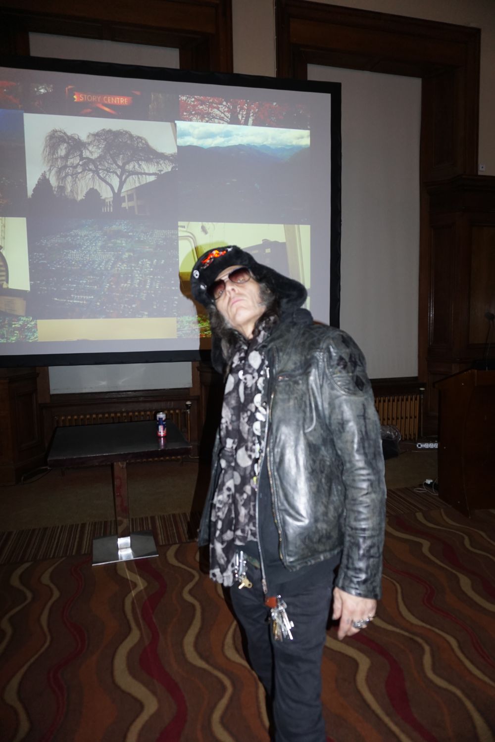 a student posing for a photograph