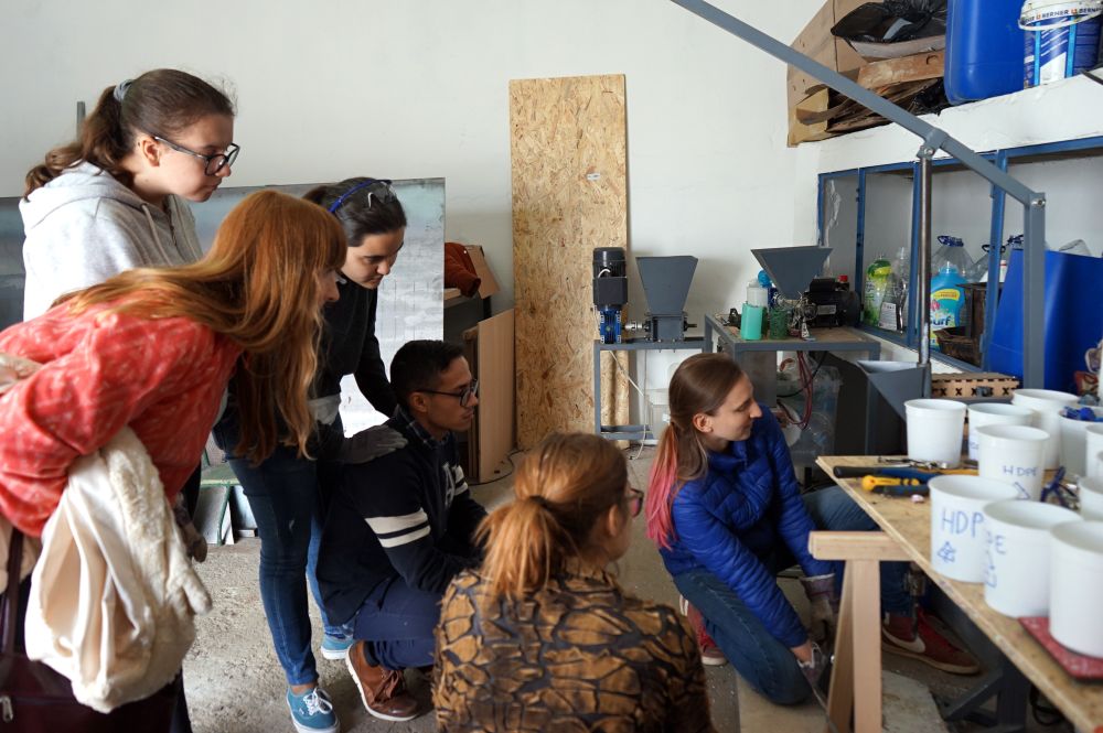 work in progress picture of Lelia Byron in the studio