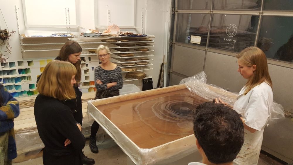 Group of people in a workshop