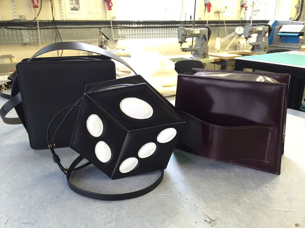 Leather Bags made by students