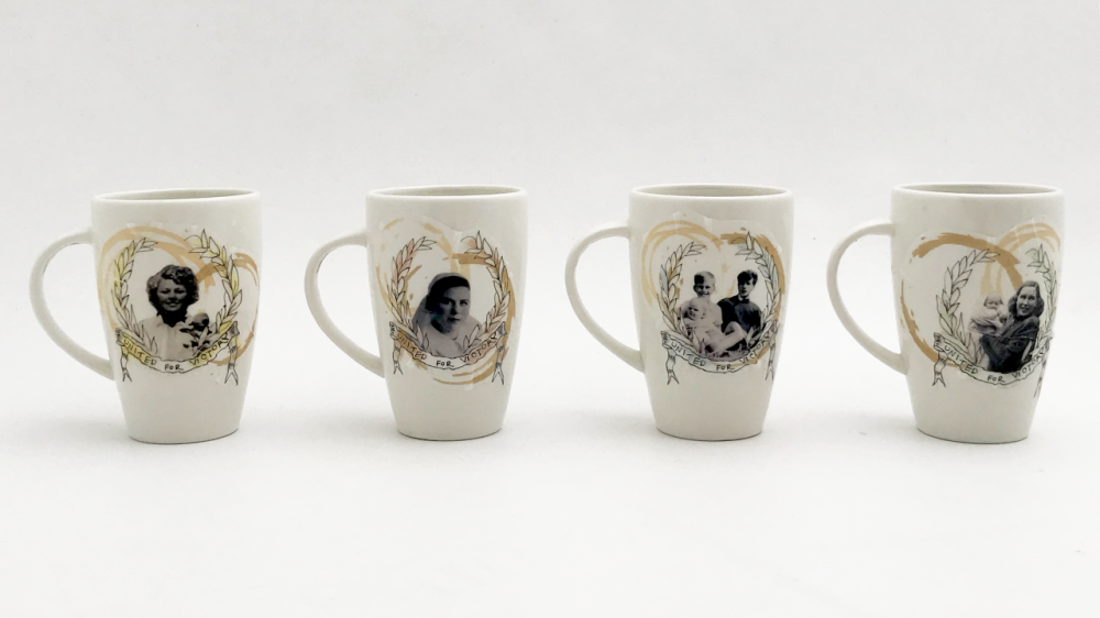 Series of mugs
