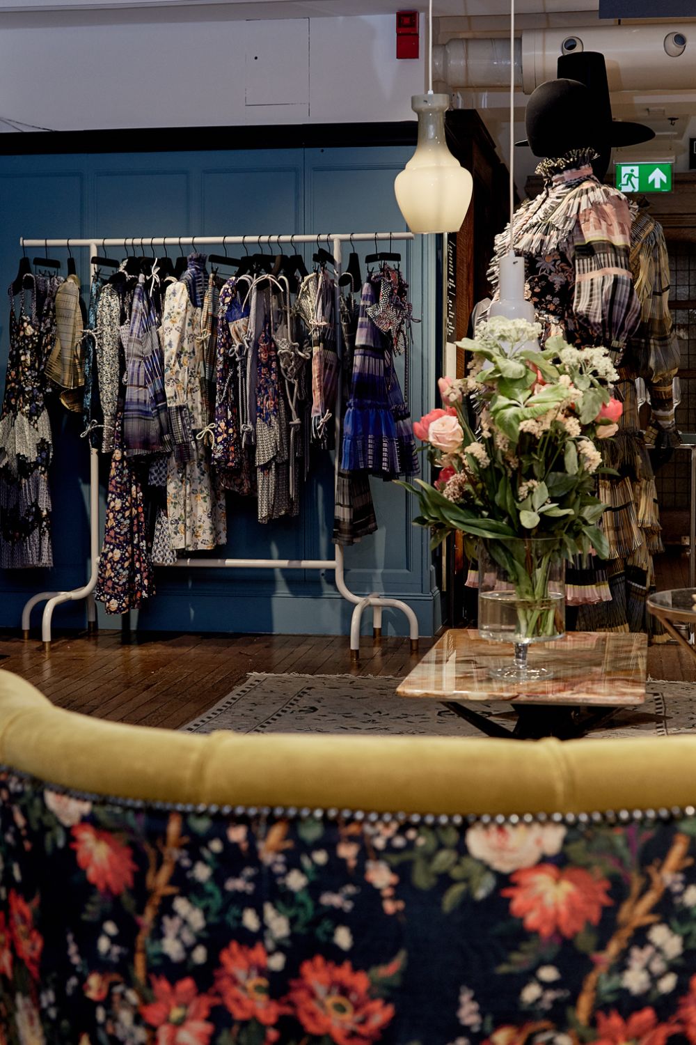 Pieces hanging by designer Daniel Pascal Tanner