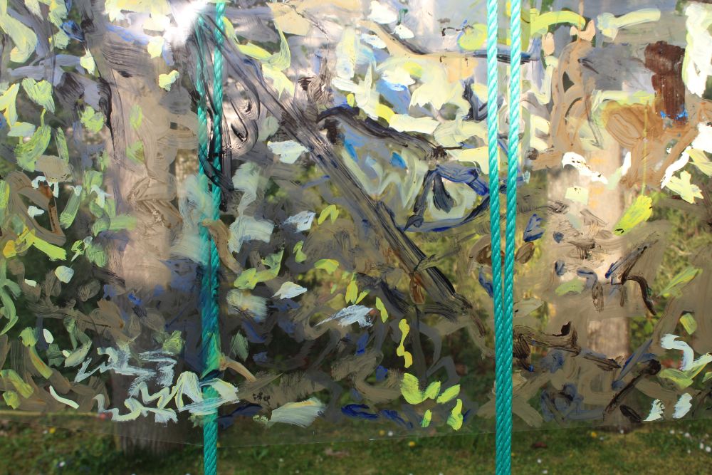 paintings installed at home