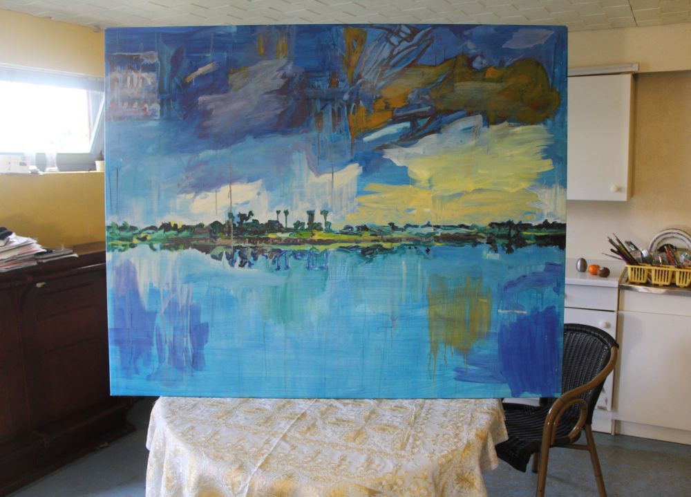 paintings installed at home