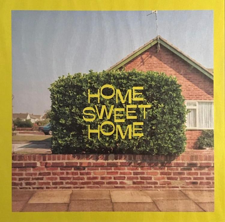 Book cover with text Home Sweet Home