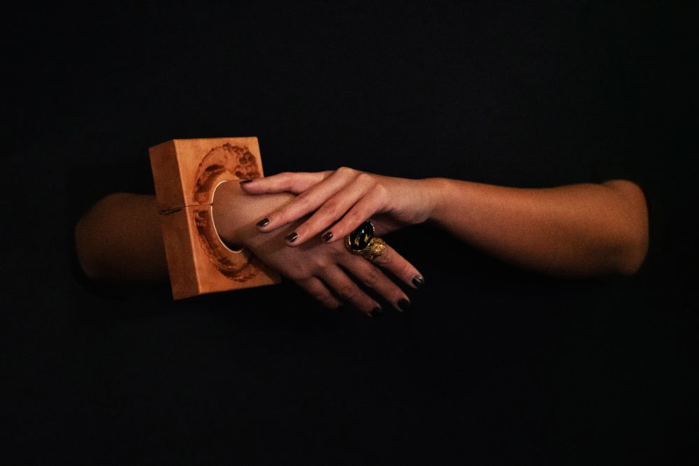 Remake of cartier bangle made out of wood