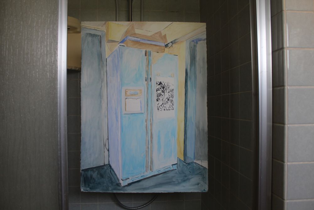 paintings installed at home