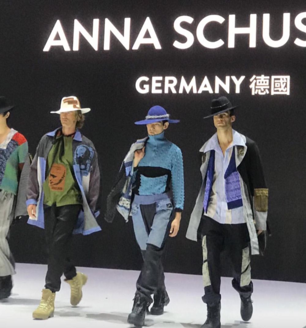 Anna Schuster's collection on the runway
