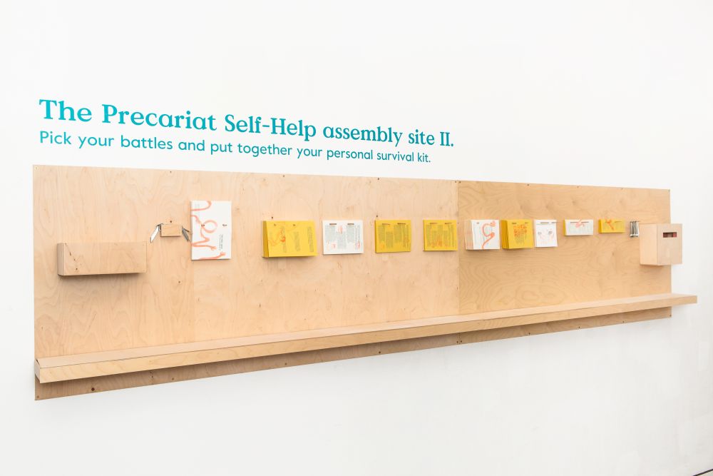 Display of objects within the Precariat Self Help Assembly Site