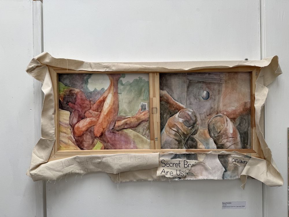 mixed media painting
