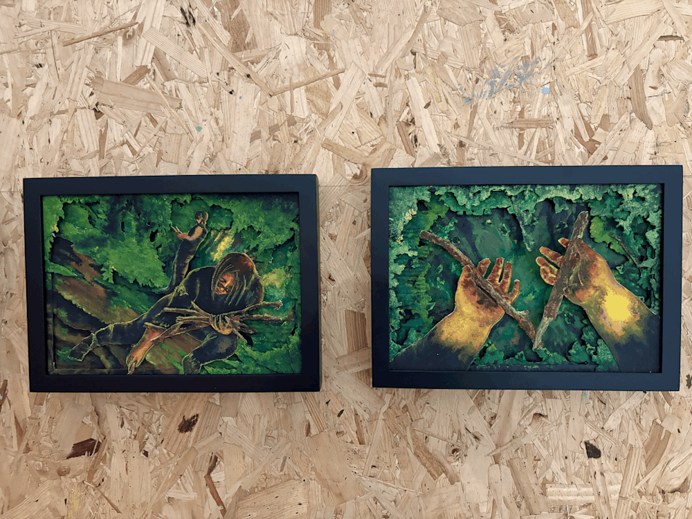 framed paintings