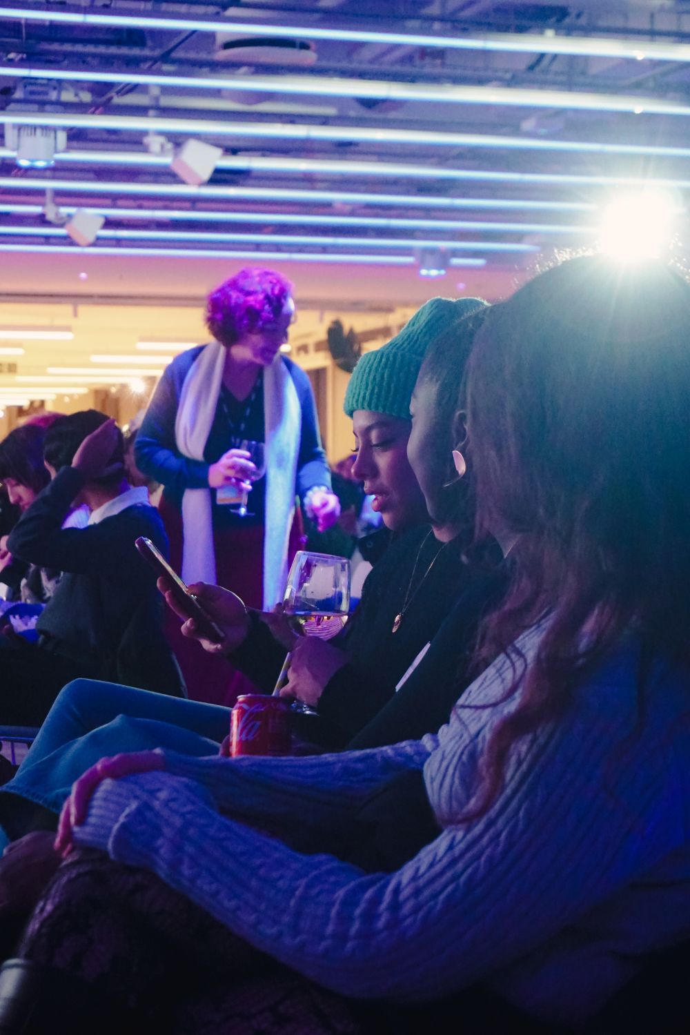 audience listening to a conference