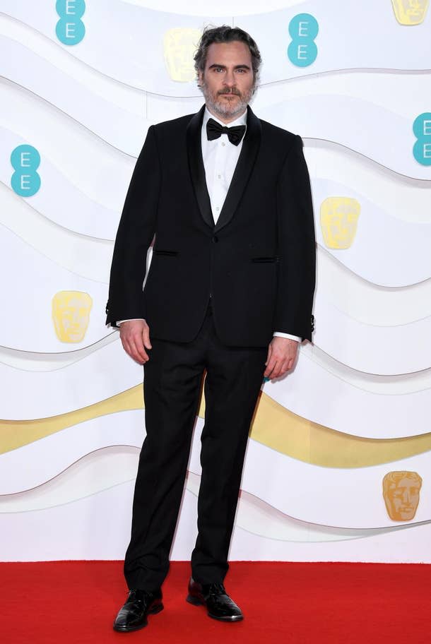 Joaquin Phoenix on red carpet