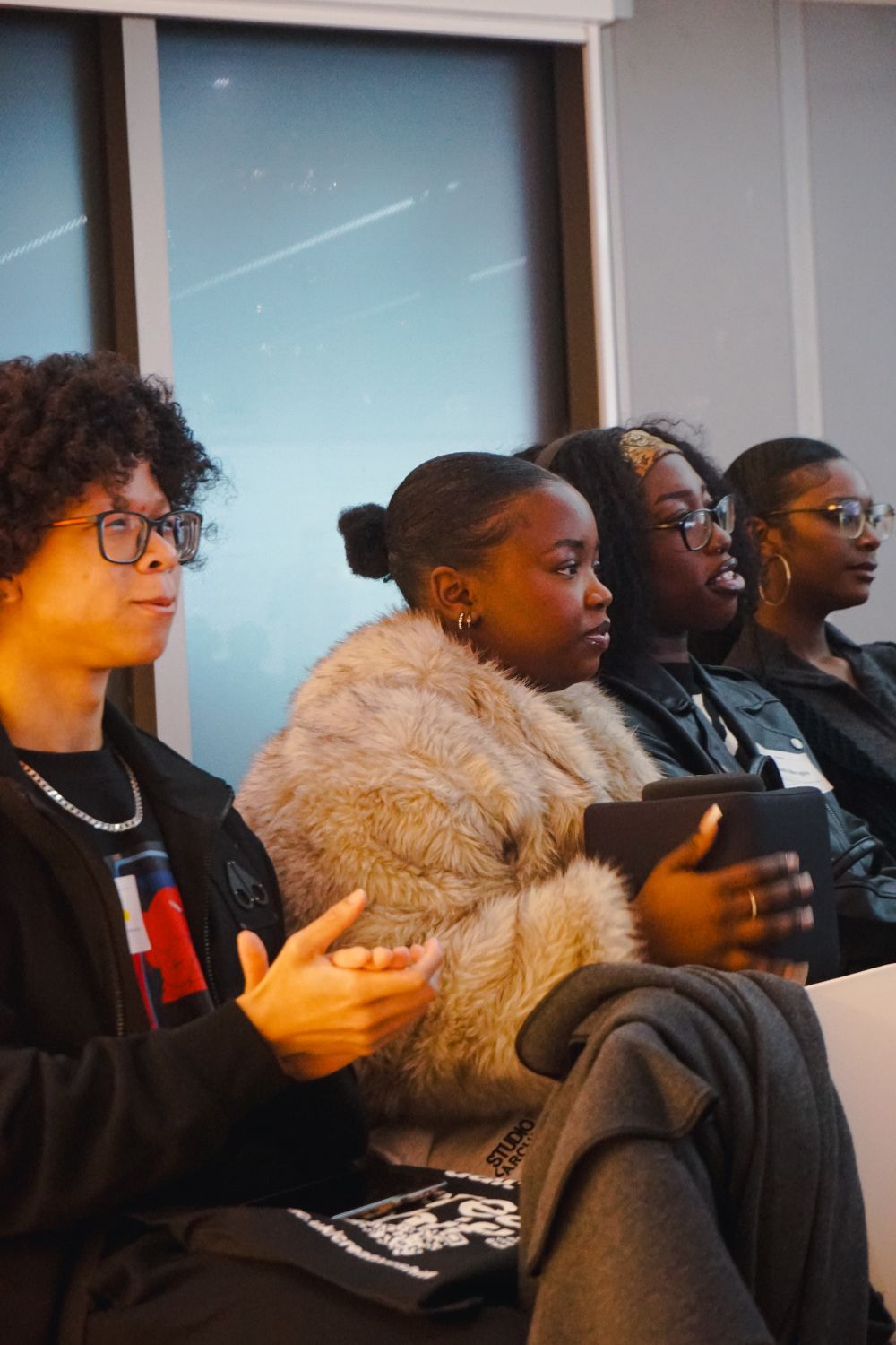 audience listening to a conference