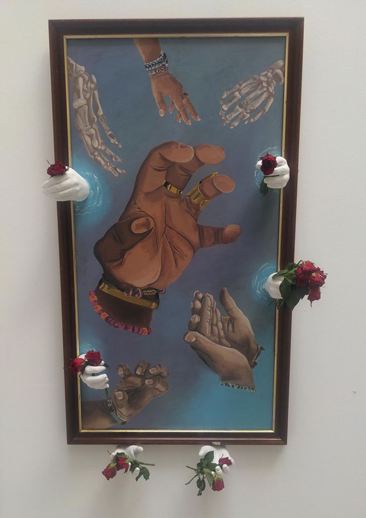 Painting of hands