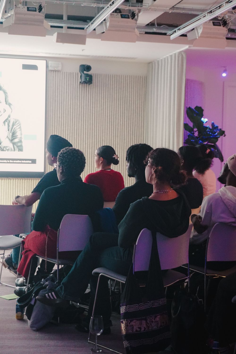audience listening to a conference