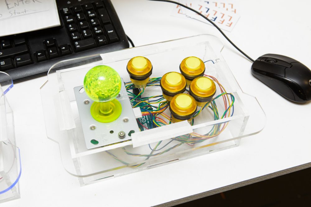 A controller made by a BA (Hons) Games Design student.