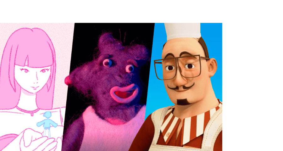 Animation style collage