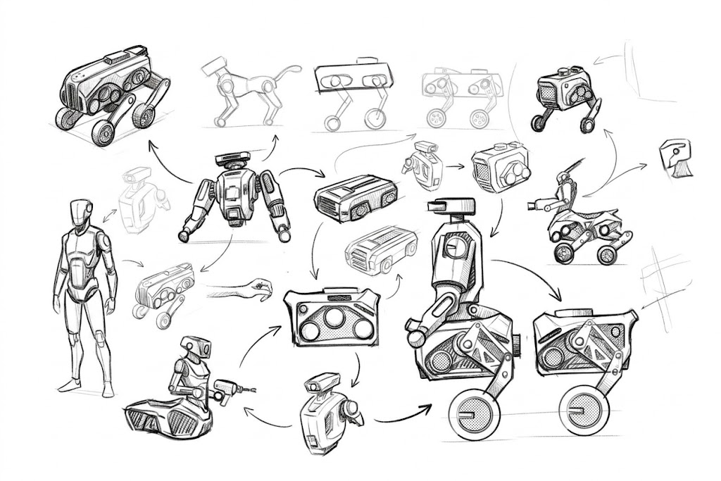 Chiron Centaur-Type Modular Robot - Hongyi Xu - UAL Showcase
