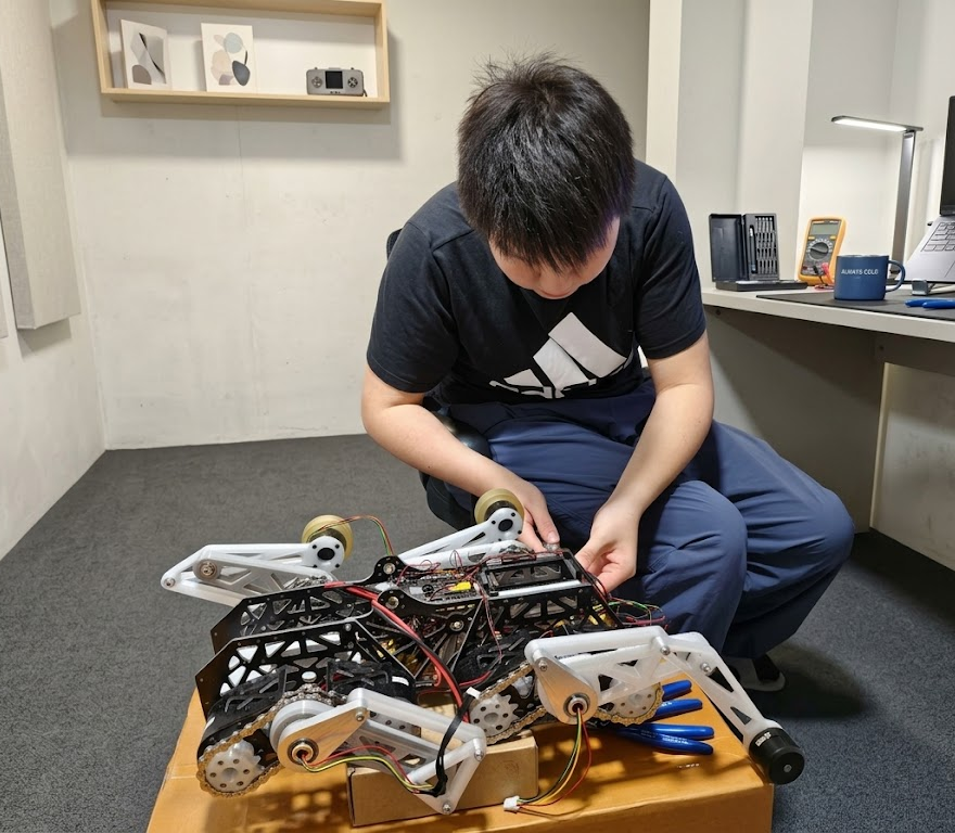 Chiron Centaur-Type Modular Robot - Hongyi Xu - UAL Showcase